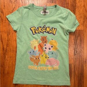 Pokemon Kids Tee with Colorful Characters